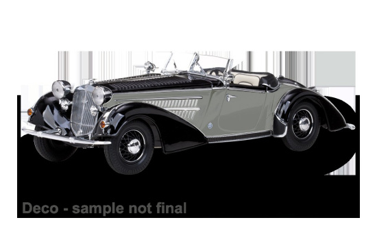 Sun Star SUN2410 Horch 855 Roadster - schwarz , silber - Vorbestellung 1:18