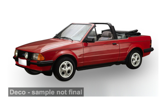 Sun Star SUN4989R Ford Escort XR3i - rot - Vorbestellung 1:18