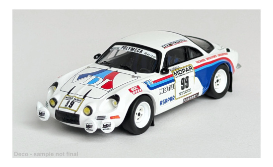 Trofeu TRORR.UK106 Alpine A110 - Rallye Manx - B.Delesalle - Y.Annaud - Vorbestellung 1:43