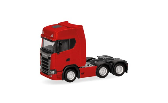 Herpa 307543-005 Scania CS 20 HD Zugmaschine 3achs (6x2), rot - Vorbestellung 1:87