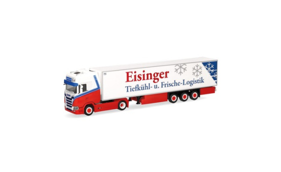 Herpa 318594 Scania CS 20 HD Kühlkoffer-Sattelzug 