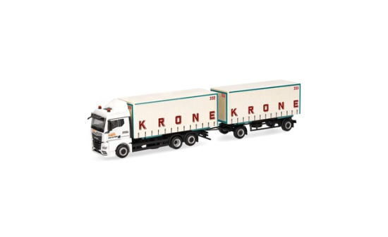 Herpa 319652 MAN TGX GM Wechselgardinenplanen-Hängerzug 