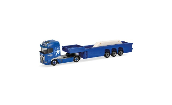 Herpa 319690 DAF XG Betonteile-Sattelzug 