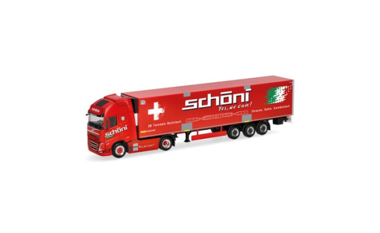Herpa 319706 Volvo FH GL XL 2020 Electric Kühlkoffer-Sattelzug 