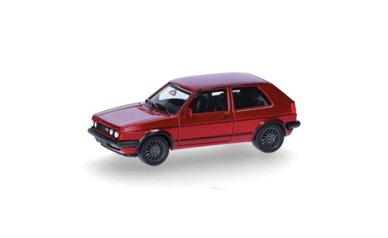 Herpa 430838-005 Volkswagen (VW) Golf II Gti, tornadorot - Vorbestellung 1:87
