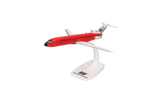 Herpa 614016 Braniff International Boeing 727-200 - Solid Red - N401BN - Vorbestellung 1:200