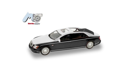 Micro City 87MC000026 MicroCity: Maybach 62S, schwarz/silber (2002-2013) - Vorbestellung 1:87