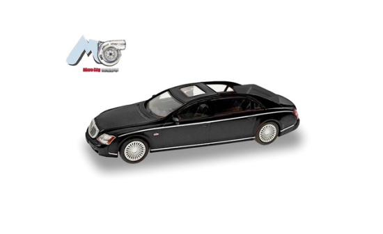 Micro City 87MC000033 MicroCity: Maybach 62S, schwarz (2002-2013) - Vorbestellung 1:87