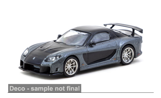 Tarmac TART64G-075-GY Mazda RX-7 - grau (Metallic) - Vorbestellung 1:64