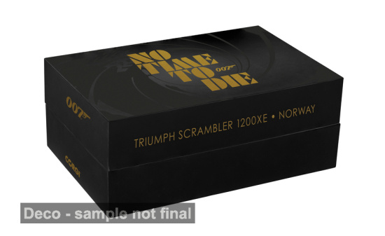 Corgi COCCC08403 Triumph Scrambler 1200XE - schwarz , braun - Vorbestellung 1:12