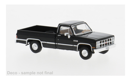 Brekina BRE19663 GMC Sierra Grande - schwarz - Vorbestellung 1:87