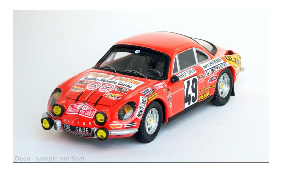 Trofeu TRORR.FR95 Alpine A110 - Rally Monte Carlo - A.Vineis - O.Peri - Vorbestellung 1:43