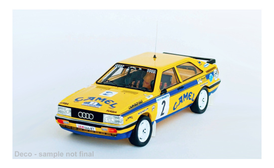 Trofeu TRODSN-297 Audi quattro - Rally Bohemia - A.Ferjancz - J.Tandari - Vorbestellung 1:43