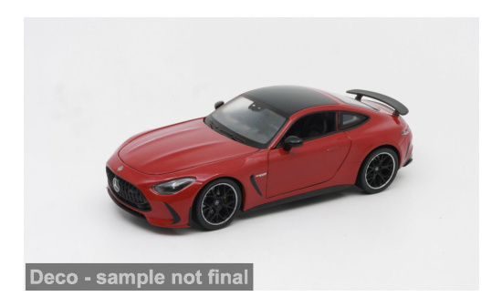 Welly WEL24132MET.RED Mercedes AMG GT - rot (Metallic) , schwarz - Vorbestellung 1:24