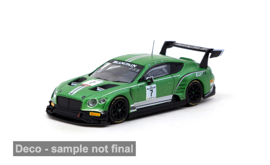 Tarmac TART64-030-18BGT7 Bentley Continental GT3 - grün - Vorbestellung 1:64