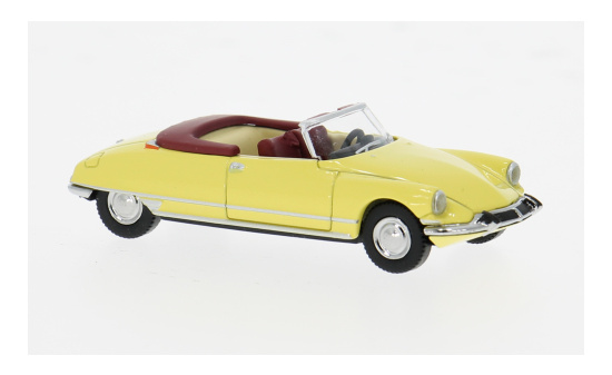Brekina BRE14232MCW Citroen DS Cabrio - hellgelb 1:87