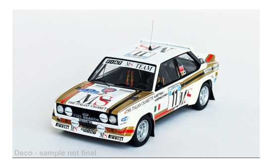 Trofeu TRORR.GR-12 Fiat 131 Abarth - weiss , gold - Rally Acropolis - A.Bettega - A.Bernacchini - Vorbestellung 1:43