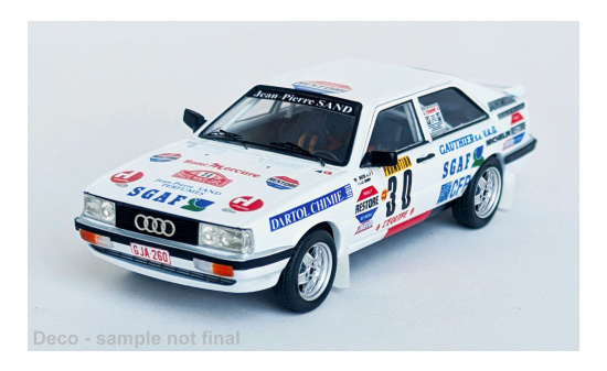 Trofeu TRODSN-311 Audi quattro - weiss - Rally Monte Carlo - P.Bos - J.C.Leuvrey - Vorbestellung 1:43