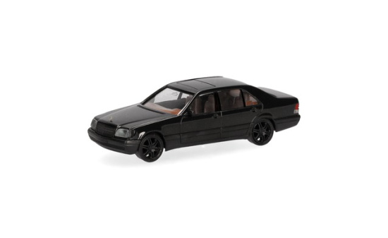 Herpa 020947-002 Mercedes-Benz 600 SEL V12 mit Brabus-Felgen, schwarz - Vorbestellung 1:87