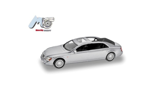 Micro City 87MC000023 MicroCity: Maybach 62S, silber (2002-2013) - Vorbestellung 1:87