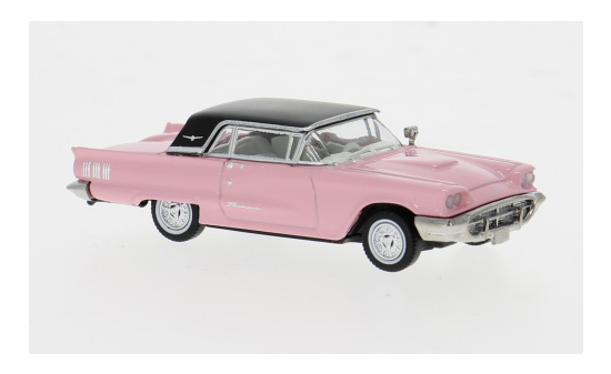 Brekina BRE18202 Ford Thunderbird Cabriolet - hellrosa , schwarz 1:87