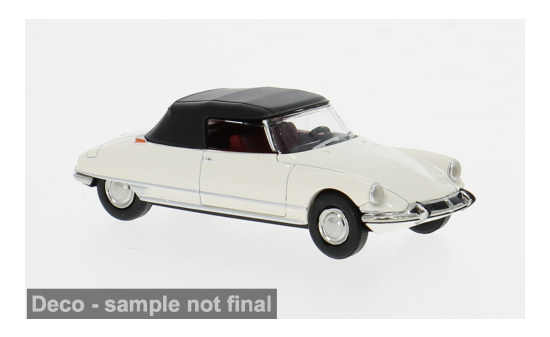Brekina BRE14234 Citroen DS 19 Cabriolet - weiss - Vorbestellung 1:87