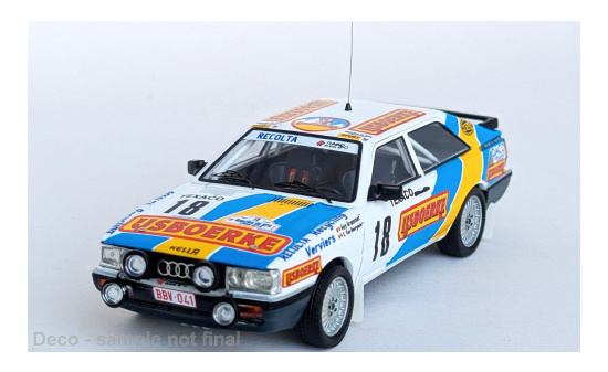 Trofeu TRODSN-323 Audi Quattro Coupe - Boucles de Spa - G.Grammet - P.Verheyden 1:43
