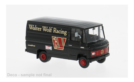 Brekina BRE36857 Mercedes L 406 D Kasten - Walter Wolf Racing - Vorbestellung 1:87