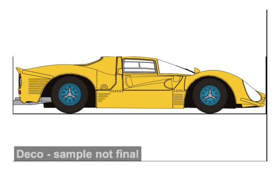 Brekina BRE22902 Ferrari 330 P3 Berlinetta - gelb - Vorbestellung 1:87