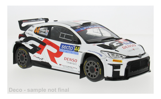 IXO IXO18RMC212B.22 Toyota GR Yaris Rally2 - Rally Finland - H.Kogure - T.Luhtinen 1:18