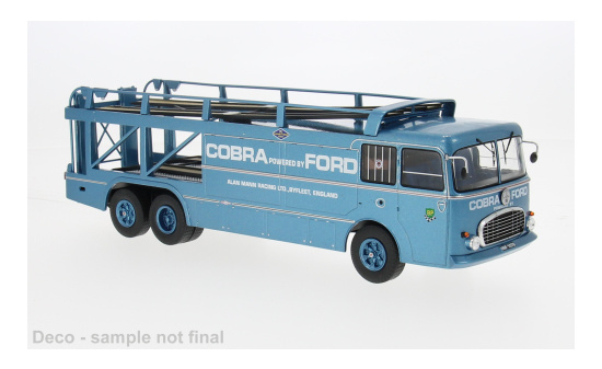 IXO IXOTTR041.22 Fiat Bartoletti 306/2 Renntransporter - blau (Metallic) - Vorbestellung 1:43