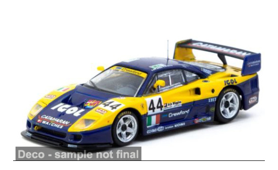 Tarmac TART64-088-96LM44 Ferrari F40 GTE - 24h Le Mans - L.Della Noce - A.Olofsson - Vorbestellung 1:64