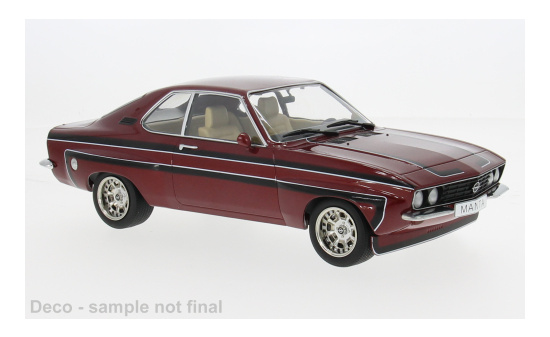 MCG MCG18427 Opel Manta A Irmscher - dunkelrot (Metallic) - Vorbestellung 1:18