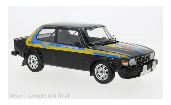 MCG MCG18442 Saab 99 Turbo - schwarz , Dekor - Vorbestellung 1:18