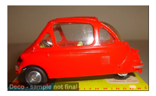 Corgi COCCD54321072 Heinkel Economy Car - blau (Metallic) - Vorbestellung 