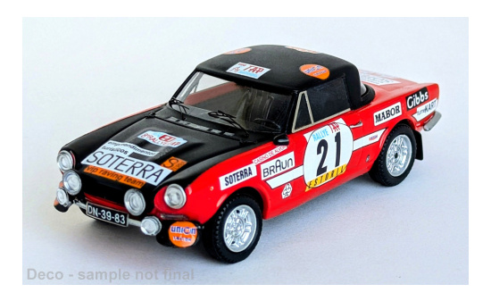 Trofeu TRODSN-330 Fiat 124 Sport Spider 1600 - TAP Rally - G.Salvi - L.Valle - Vorbestellung 1:43