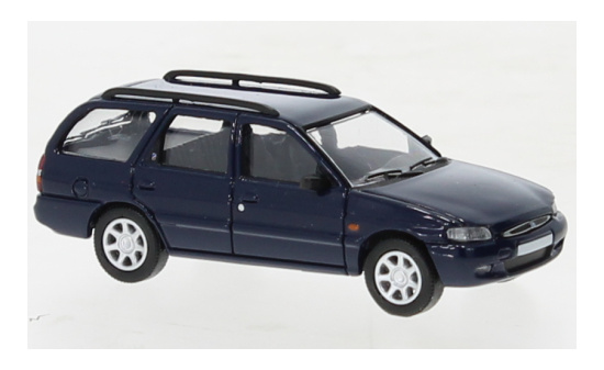 PCX87 PCX870652 Ford Escort MK VII Turnier - dunkelblau 1:87