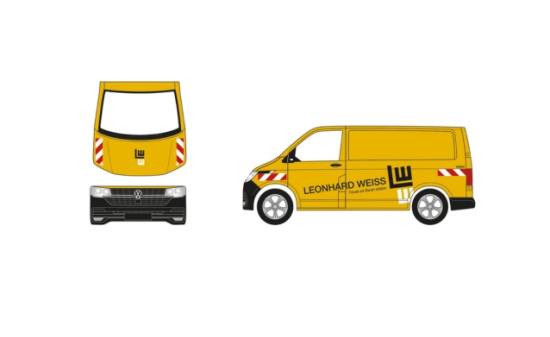 Herpa 937252 Volkswagen T6.1 Kasten 