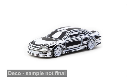 Tarmac TART64G-018-JV Nissan Silvia (S14) Vertex - silber - Vorbestellung 1:64