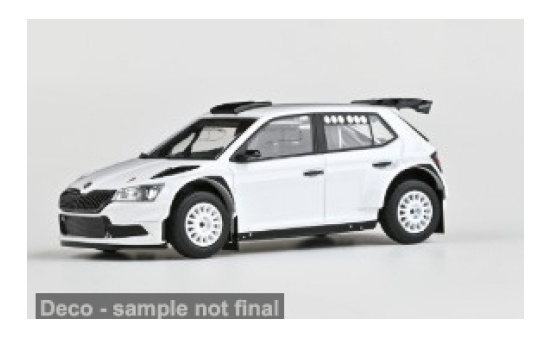 Abrex ABR143XAB-606E2g Skoda Fabia III FL Rally2 Evo - weiss 1:43