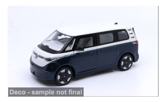 Welly WEL24119DT-MET.DARKBLUE VW ID.BUZZ - dunkelblau (Metallic) , weiss 1:24
