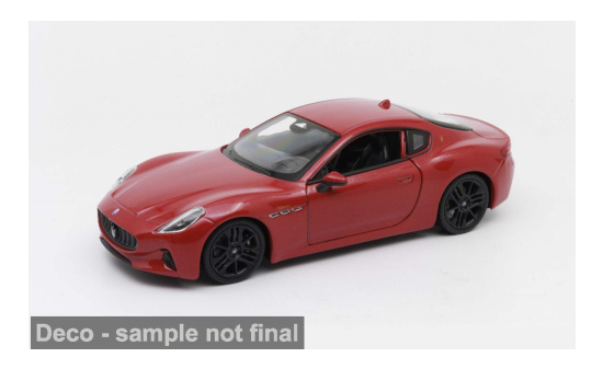 Welly WEL24125MET.RED Maserati Gran Turismo Folgore - rot (Metallic) 1:24