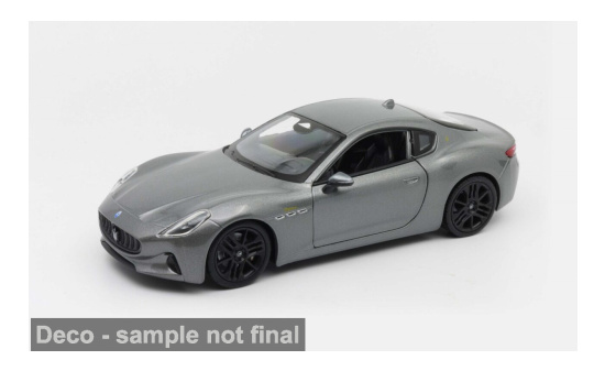 Welly WEL24125MET.GRAY Maserati Gran Turismo Folgore - grau (Metallic) 1:24