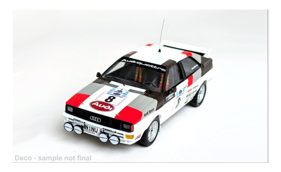 Trofeu TRORR.GR14 Audi quattro - Rally Acropolis - F.Wittmann - K.Nestinger - Vorbestellung 1:43