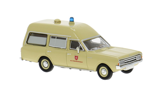 Brekina BRE20673 Opel Rekord C KTW - Malteser - Vorbestellung 1:87