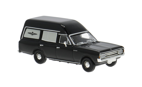 Brekina BRE20677 Opel Rekord C Bestattungswagen - schwarz - Vorbestellung 1:87