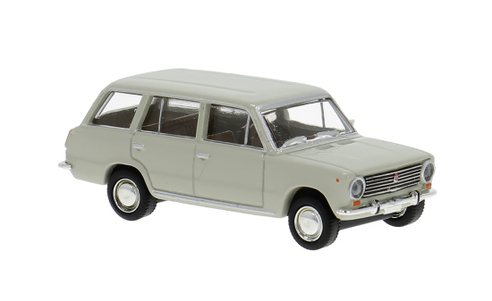 Brekina BRE22429 Fiat 124 Familiare - grau - Vorbestellung 1:87
