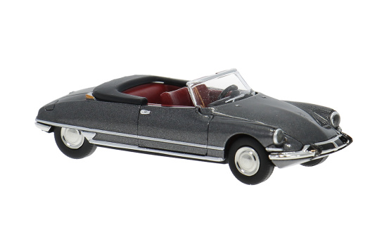 Brekina BRE14236 Citroen DS 19 Cabriolet - dunkelgrau (Metallic) 1:87
