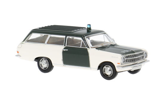 Brekina BRE20474 Opel Rekord A Caravan - Polizei - Vorbestellung 1:87