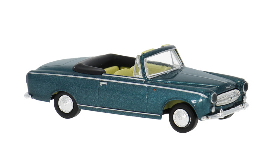 Brekina BRE29160 Peugeot 403 Cabriolet - grün (Metallic) 1:87
